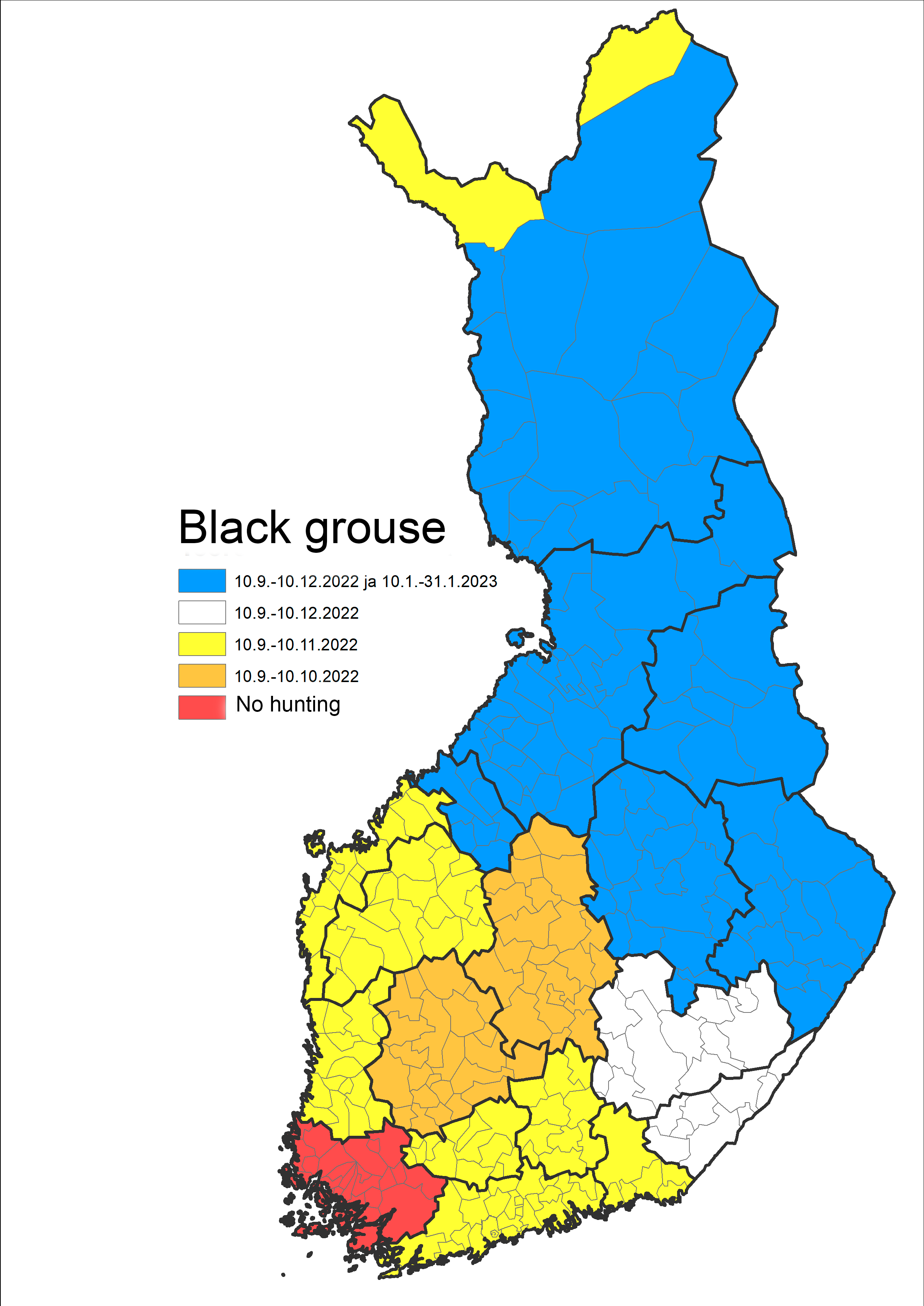 Black grouse – Suomen riistakeskus