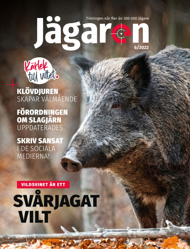 Tidningen Jägaren 6/2022 har utkommit besvara på enkäten Suomen